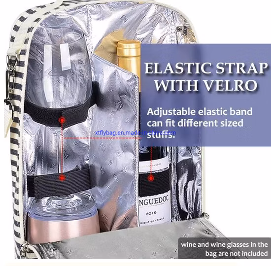 Borsa termica per vino, borsa termica da viaggio a tenuta stagna per il trasporto del vino